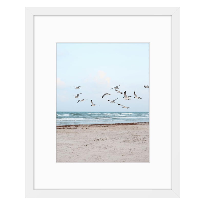Frametory 16x20 Picture Frame for Wall, Display Picture 11x14 with Mat or 16x20 Without Mat, Gifts for Family(White, 1 Pack) - Image 1